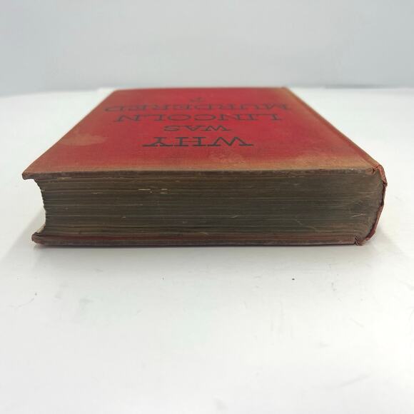Why Was Lincoln Murdered? Vintage Book by Otto Eisenschiml 1937 First Edition - Picture 9 of 11